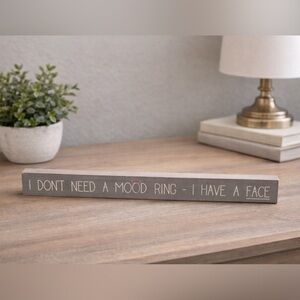 Wooden quote block NWT